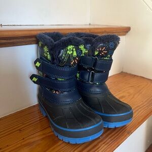 Carter’s Kids' Blue and Green Winter Boots